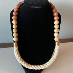 Anthropologie Nautical Rope Necklace.